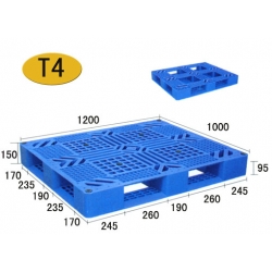 T4-田字网格型塑料托盘