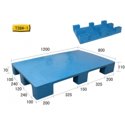 T38#-1平板九脚塑料托盘